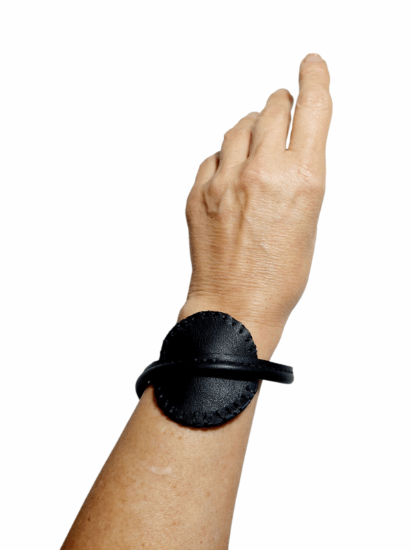 Leather bangle
